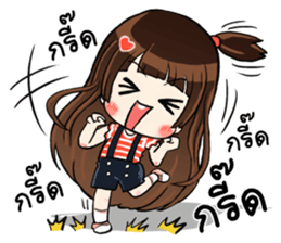 unun cute girl sticker #13963932