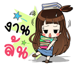 unun cute girl sticker #13963935