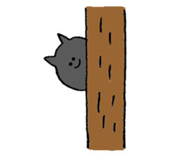 Cat's name is Harada sticker #13964468