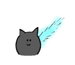 Cat's name is Harada sticker #13964484