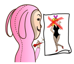 Fen-Mai bunny girl sticker #13965109