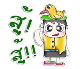 Hello my name is Yoshikava. Love duck. sticker #13965800