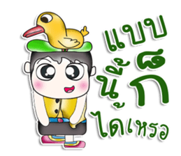 Hello my name is Yoshikava. Love duck. sticker #13965812