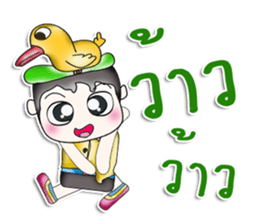 Hello my name is Yoshikava. Love duck. sticker #13965815