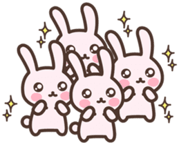Badminton Rabbit 5 sticker #13966139
