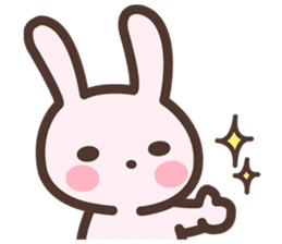 Badminton Rabbit 5 sticker #13966140