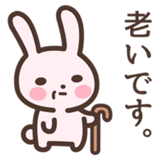 Badminton Rabbit 5 sticker #13966156