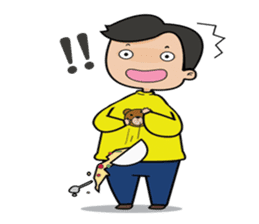 Mr. Omelet (Eng Ver.) sticker #13967024