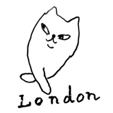 neko cat senpai with friends Sticker sticker #13967935
