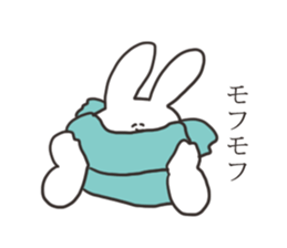 Winter rabbit sticker #13968083