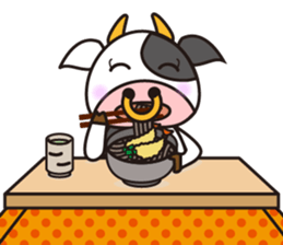 Cow cute animal 4 sticker #13968463