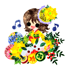 Pretty little people -Kimono girls-