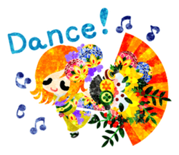 Pretty little people -Kimono girls- sticker #13968873