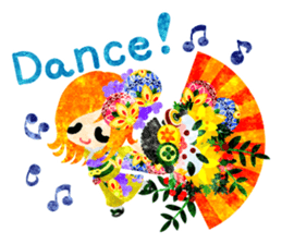 Pretty little people -Kimono girls- sticker #13968873