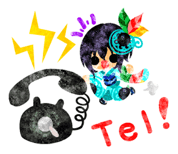 Pretty little people -Kimono girls- sticker #13968876