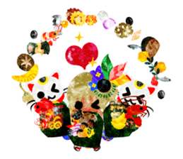Pretty little people -Kimono girls- sticker #13968896