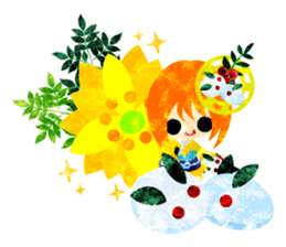 Pretty little people -Kimono girls- sticker #13968900