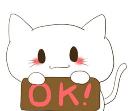 Well! Positive! Do it and Sticker a cat sticker #13969250