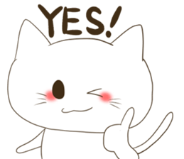 Well! Positive! Do it and Sticker a cat sticker #13969252