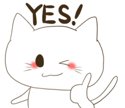 Well! Positive! Do it and Sticker a cat sticker #13969252