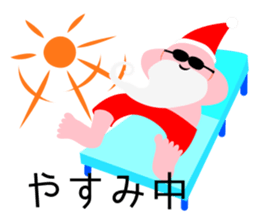 Fun companions of Christmas and New Year sticker #13969258