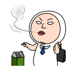 Shirome&Omame ~an office worker~ sticker #13969297