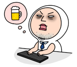 Shirome&Omame ~an office worker~ sticker #13969308