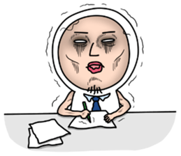 Shirome&Omame ~an office worker~ sticker #13969313