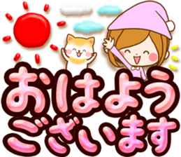 Leisurely a girlfriend.big lettersticker sticker #13969375