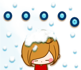 Leisurely a girlfriend.big lettersticker sticker #13969400