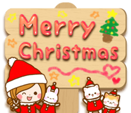 Leisurely a girlfriend.big lettersticker sticker #13969408