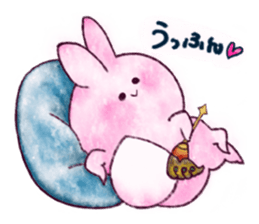 Pinky Cutie Bunny USAMI 2 sticker #13969470