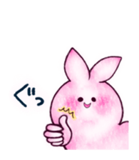 Pinky Cutie Bunny USAMI 2 sticker #13969471