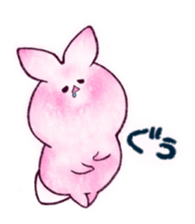 Pinky Cutie Bunny USAMI 2 sticker #13969475