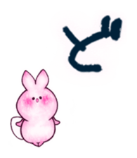 Pinky Cutie Bunny USAMI 5 sticker #13969770