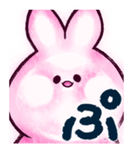 Pinky Cutie Bunny USAMI 5 sticker #13969772