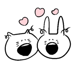 mimige-neko&usagi sticker #13969998