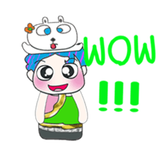 Mr. Hatoru and rabbit. ^_^ sticker #13970095