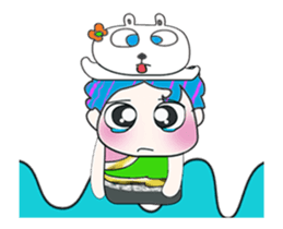 Mr. Hatoru and rabbit. ^_^ sticker #13970096