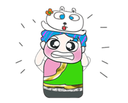 Mr. Hatoru and rabbit. ^_^ sticker #13970103