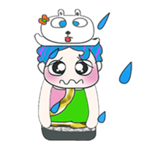 Mr. Hatoru and rabbit. ^_^ sticker #13970105