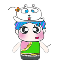 Mr. Hatoru and rabbit. ^_^ sticker #13970106