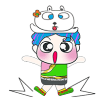 Mr. Hatoru and rabbit. ^_^ sticker #13970107