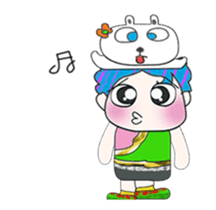 Mr. Hatoru and rabbit. ^_^ sticker #13970109