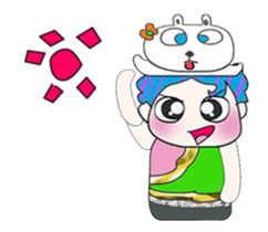 Mr. Hatoru and rabbit. ^_^ sticker #13970110