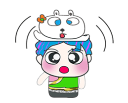 Mr. Hatoru and rabbit. ^_^ sticker #13970114