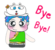 Mr. Hatoru and rabbit. ^_^ sticker #13970116