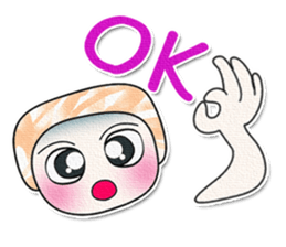 Ha Ha Ha!! My name is Mojo.^^ sticker #13970336