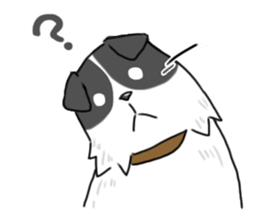 My sister is a dog sticker #13970749