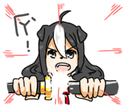 My sister is a dog sticker #13970768